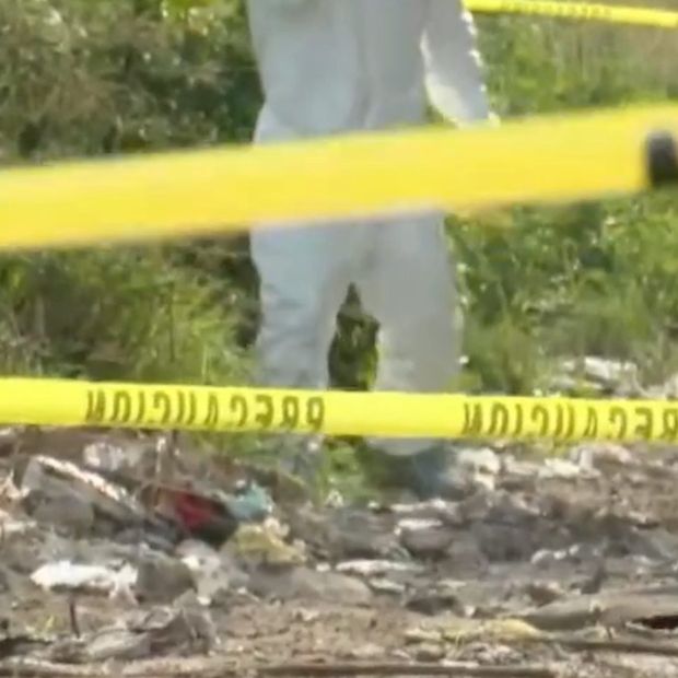 La zona fue resguardada por elementos de seguridad.